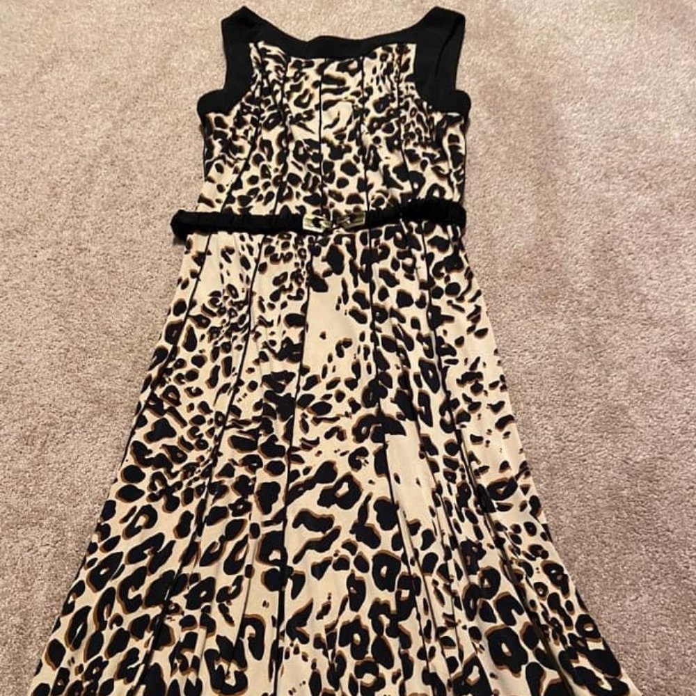 Ladies Cheetah Print Dress